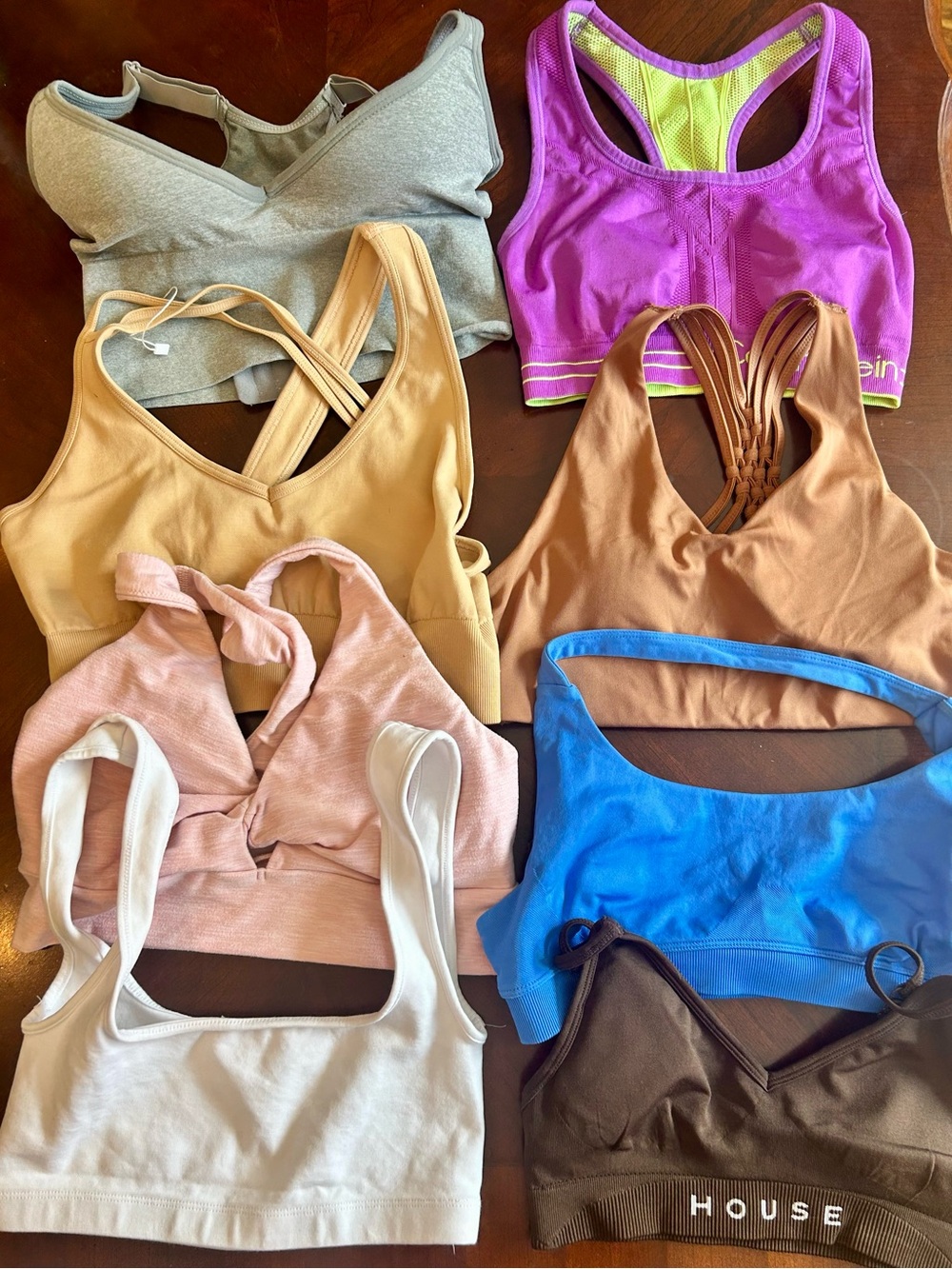 Bundle of Athletic Tops Zara, Victoria Secret, Calvin Klein